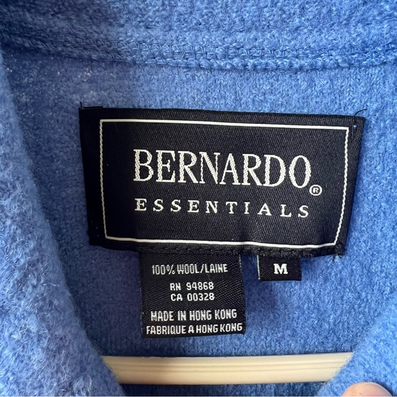 Bernardo Women's Blue Wool Jacket - Picture 2 of 3